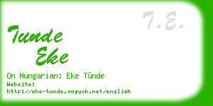tunde eke business card